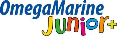 Natural Pharmaceuticals OmegaMarine Junior Logo OmegaMarine Junior